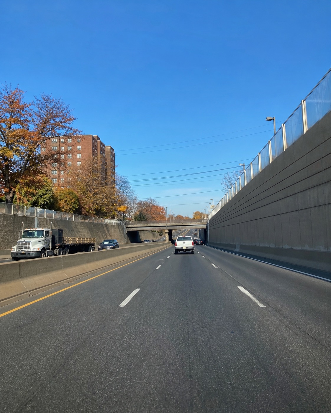 Illustration of a road corridor inspired by I-280 in East Orange